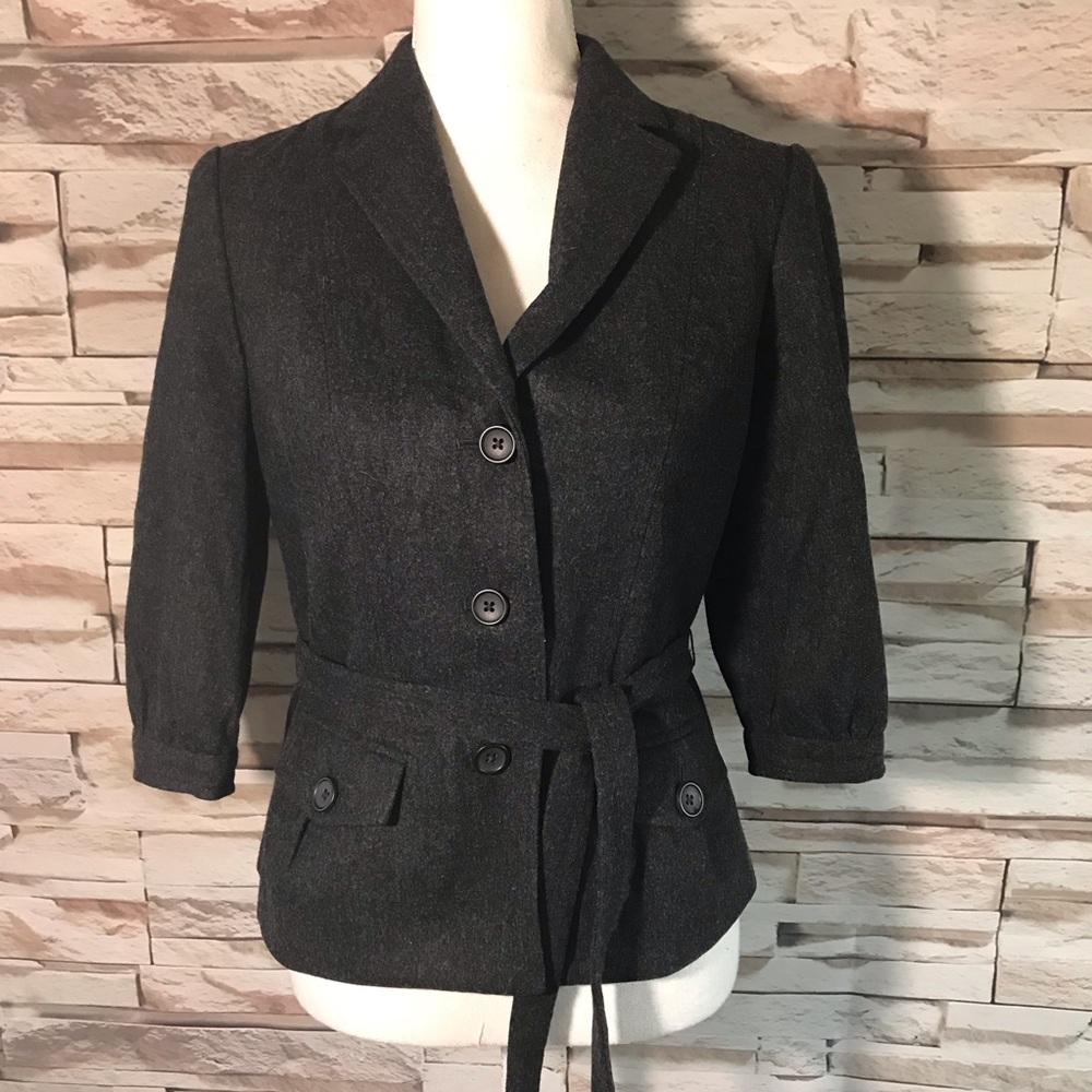 Banana Republic Black Blazer Sz 6P (N04)